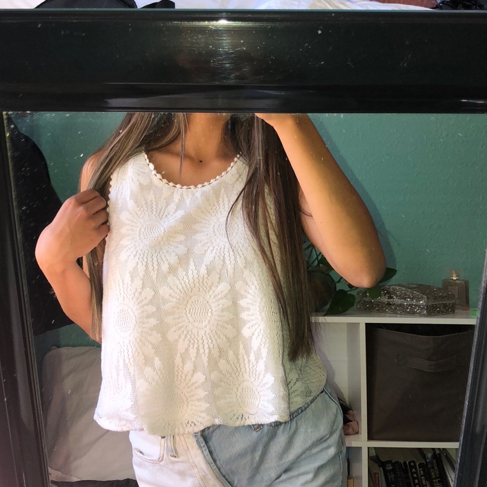 White Dressy Tank Top